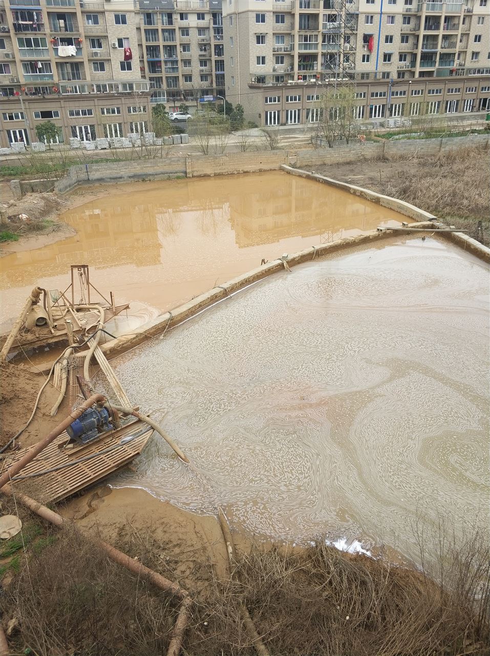 木垒沉淀池淤泥清理-厂区废水池淤泥清淤